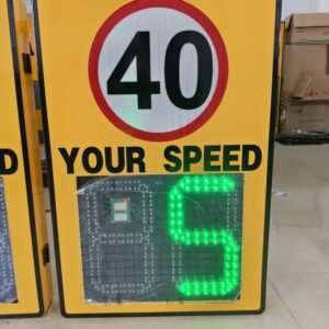 SPEED SIGN 90 X 60CM WITH SOLAR AND BATTERY
