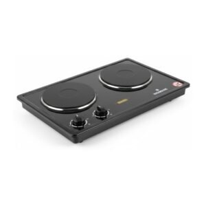 Digimark 2-Plate Built-In Hob – Sleek Black Electric Solid Plate Stove
