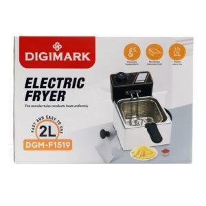 Digimark Electric Deep Fryer – Stainless Steel Single Basket (2L)