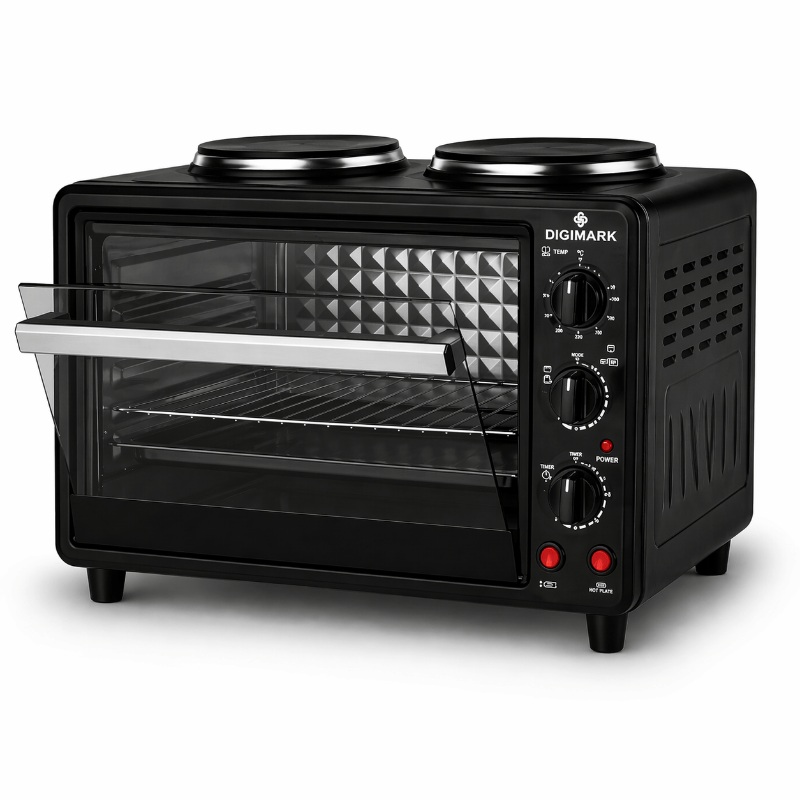 Digimark 32L Electric Oven with Hot Plate – Multi-Function Cooking Oven (DGMLT32)