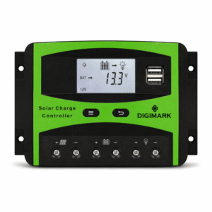 Digimark 40A Solar Charge Controller – PWM Solar Controller with LCD & USB (DGMSCL40A)