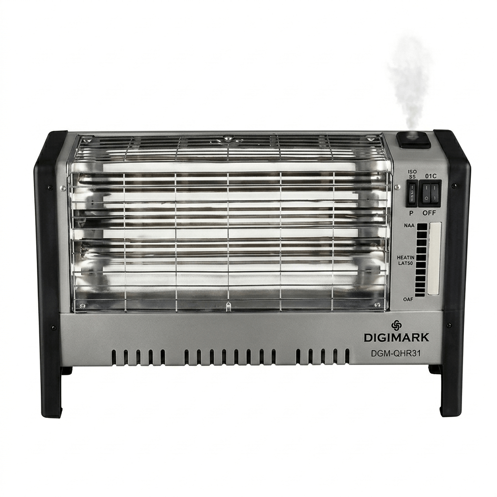 Digimark DGM-QHR31 Portable 3-Bar Electric Heater (With Humidifier)