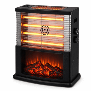 Digimark DGM-QHR3D47 4-Bar Electric Heater | Quartz Heater 1500W Portable Indoor Heater