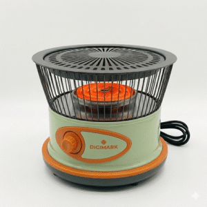 Digimark DGM-QHS97 Portable Halogen Electric Heater – Compact Rotating Heater