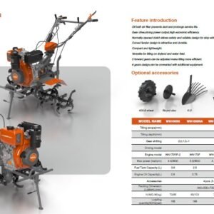 WN1000NA Compact Tiller – Efficient Soil Preparation Simplified