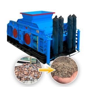 Concrete Double Roller Crusher for Construction Waste Recycling