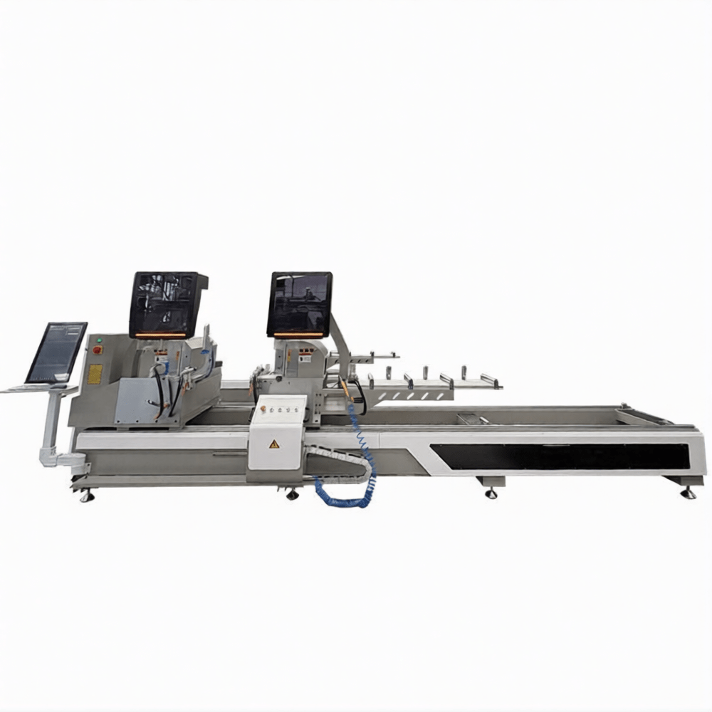 CNC Double Head Aluminium Window Cutting Machine – Automatic Precision Frame Processing System