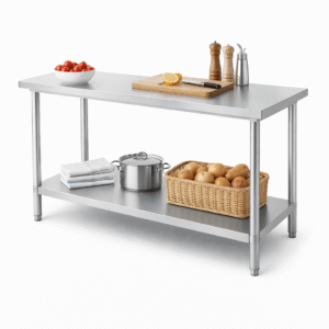 Commercial Stainless Steel Work Table with Undershelf