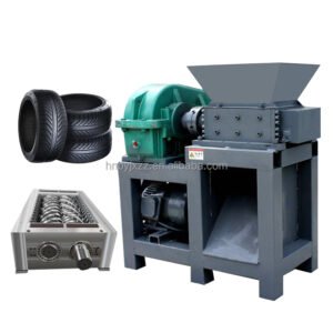 Industrial Tire Shredder Machine – Small Rubber Grinding & Recycling Equipment
