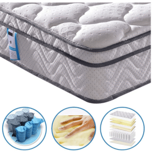 Hybrid Pocket Spring Mattress with Memory Foam Layers