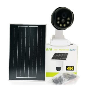 4K Solar WiFi Security Camera – Full Color Night Vision