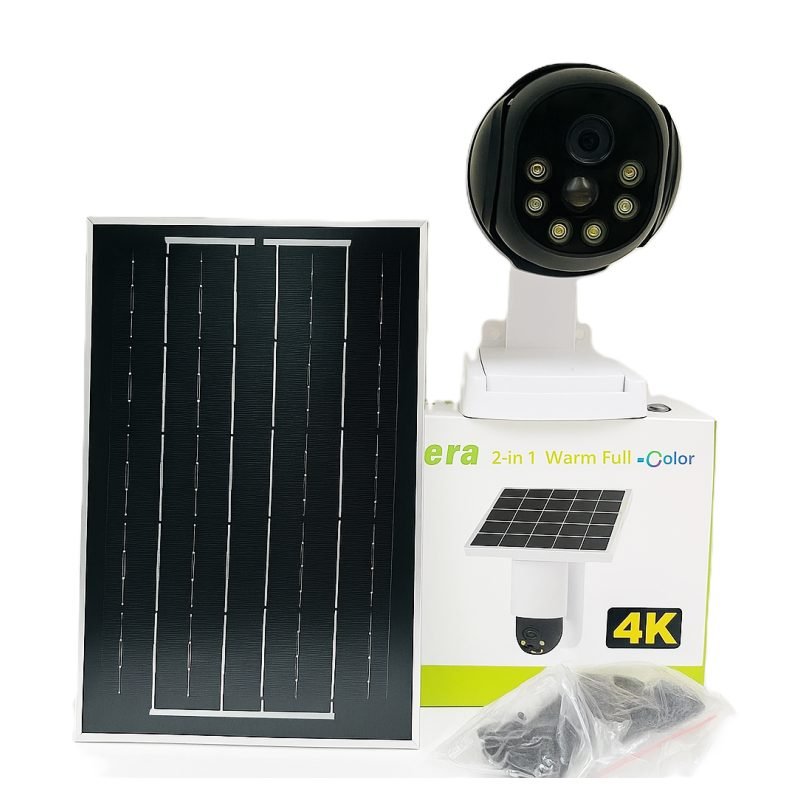 4K Solar WiFi Security Camera – Full Color Night Vision
