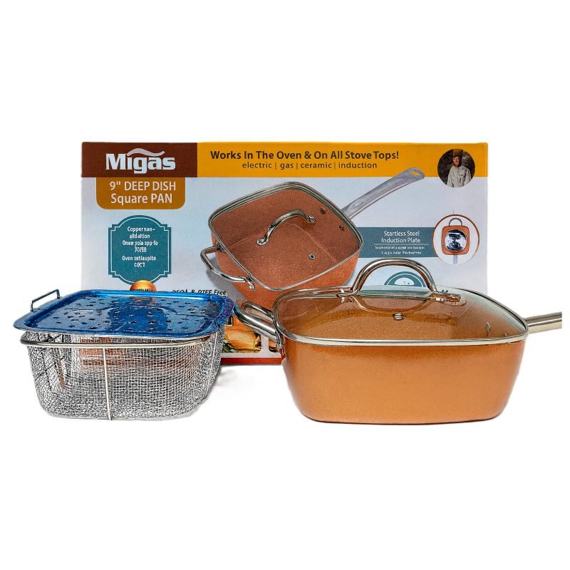 Migas 9-Inch Deep Dish Ceramic Pan – Non-Stick