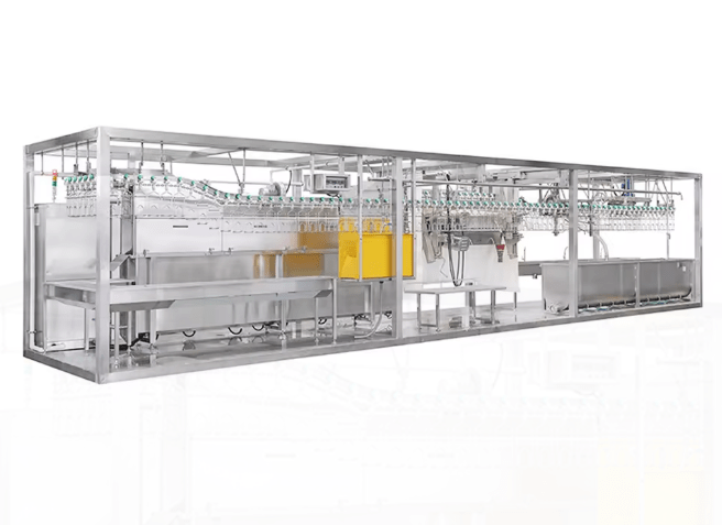 300–500 BPH Compact Chicken Slaughtering Processing Line