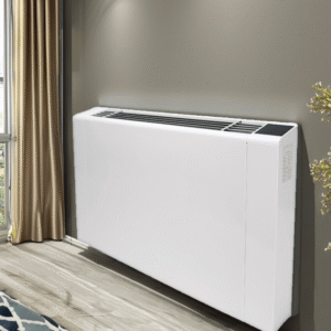 DC Slim Fan Coil Unit with WiFi Thermostat & Heat Pump