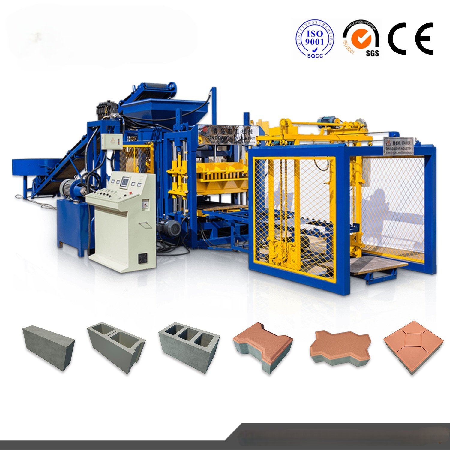 Hydraulic Automatic Block Making Machine – Concrete Brick Production Line
