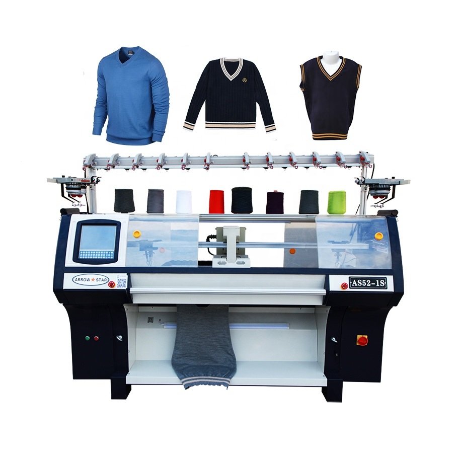 Automatic School Uniform & Garment Flat Knitting Machine
