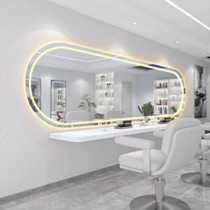Salon Mirror High-end Hair Special Led Light Horizontal Hanging