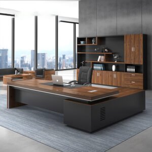 L-Shaped Boss Office Table Executive Desk