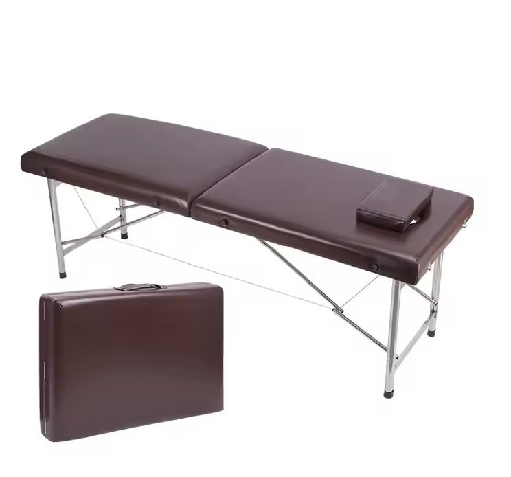 Adjustable Stainless Steel Foldable Beauty Massage Bed Table