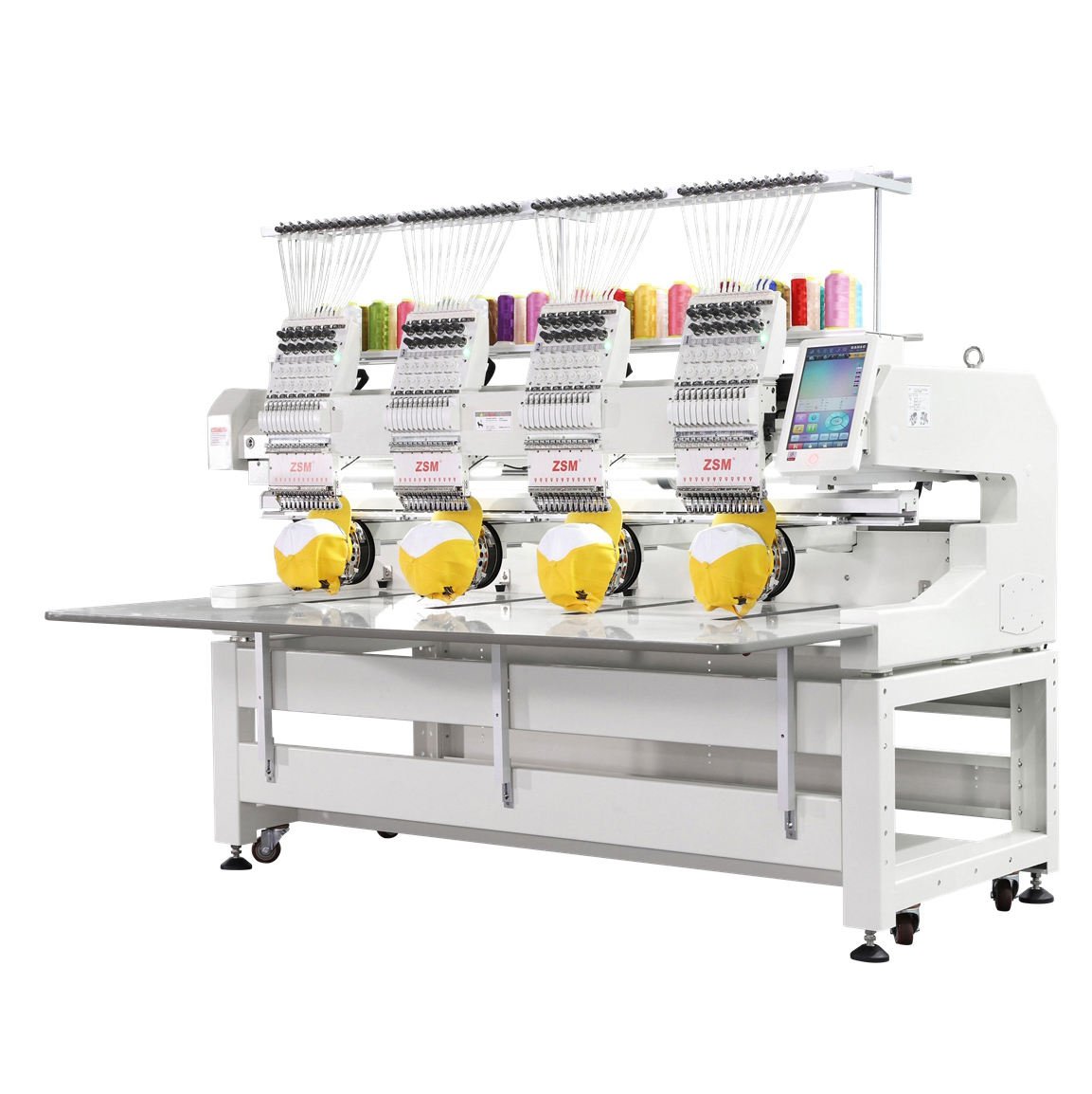 Four Heads 12 Needles Embroidery Machine