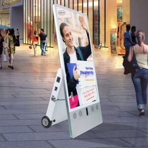 43-inch Portable Battery-Powered LCD Digital Signage Display