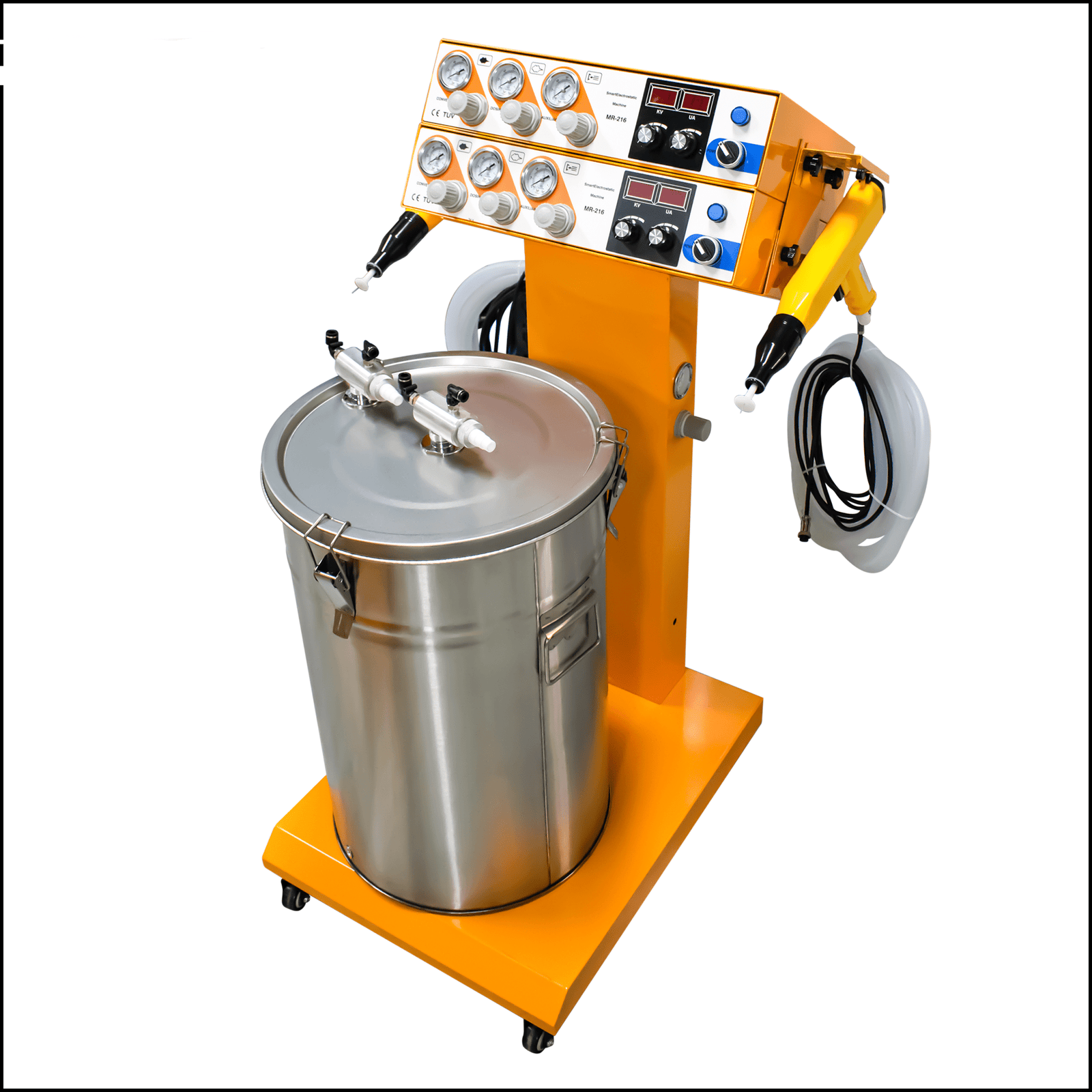 Machine Double Electrostatic Generator Powder Coating Core Gun Assembly