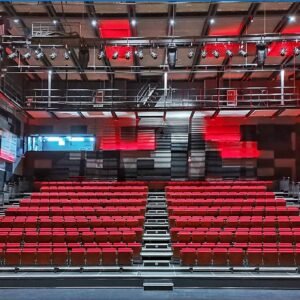Retractable Telescopic Grandstand Seating for Auditoriums and Stadiums