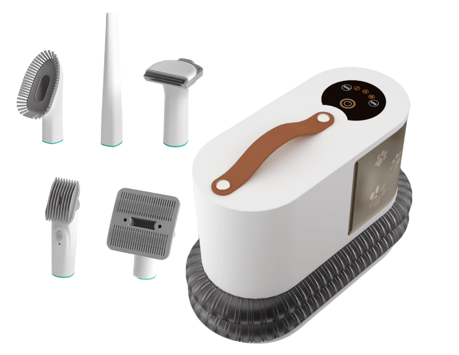 Vacuum Multi-functional Grooming Device Dogs Cats Low Noise Sustainable Features
