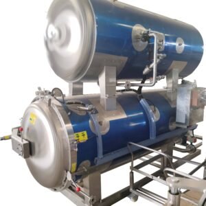Industrial Steam And Air Food Sterilizer Retort Autoclave
