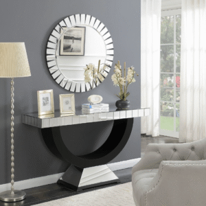 Living Home Hotel Console Table Mirror Room Furniture Mirrored