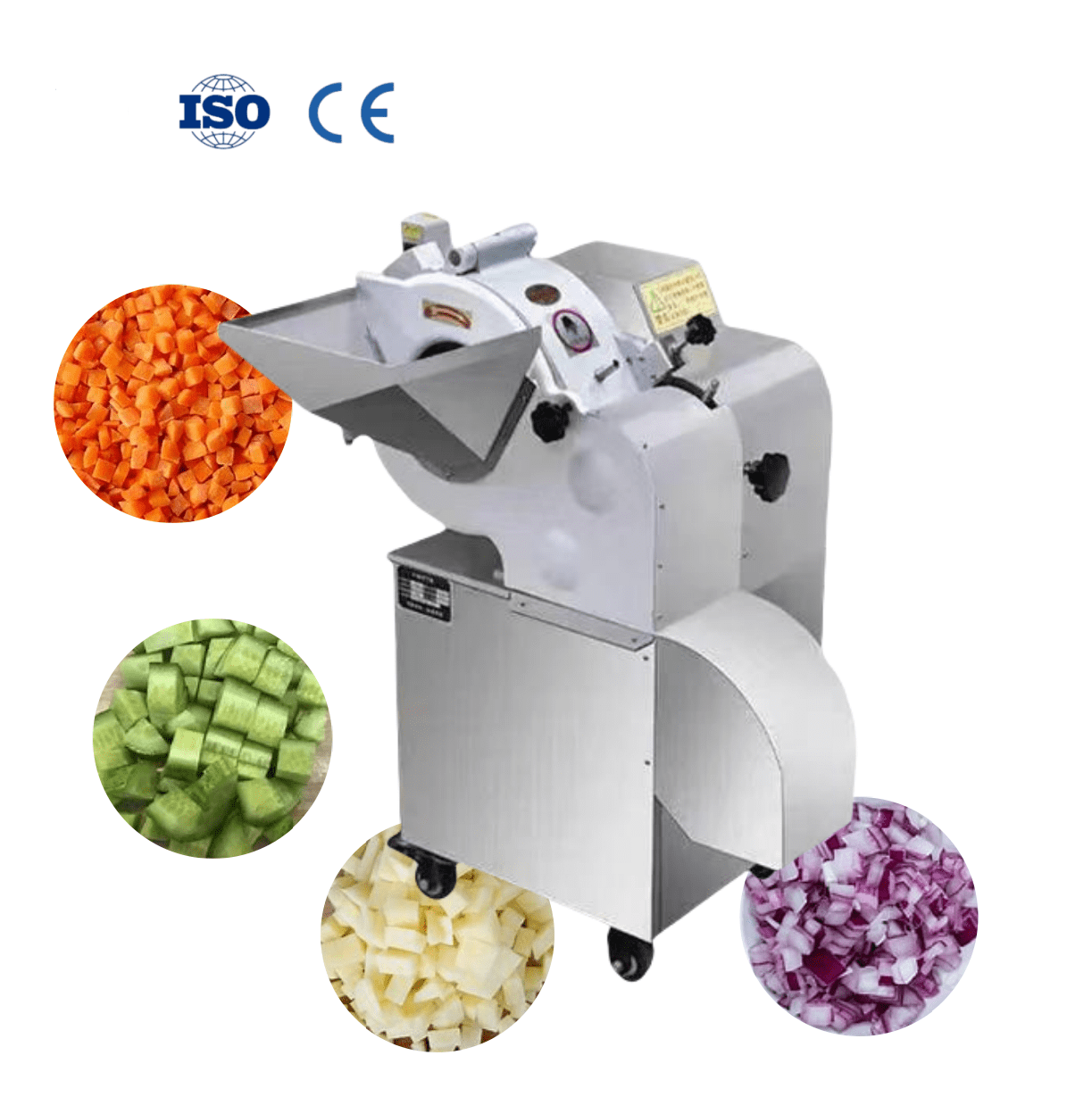 Automatic Multi‑Fruit and Vegetable Cube Cutting Machine