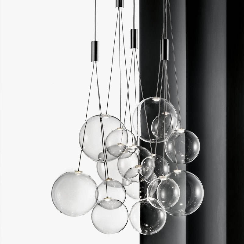 Glass Bubble Chandelier