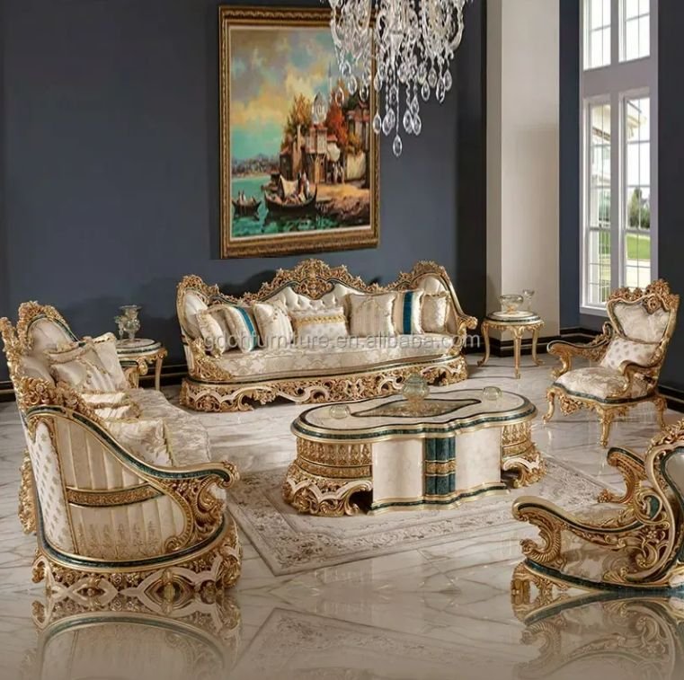 Living Room French Furniture Set