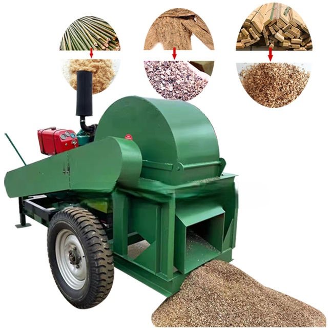 Diesel Wood Crusher Machine Hammer Mill