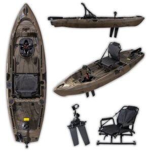 3.8m (10ft) Sit-On Top Fishing Kayak with Pedal Drive