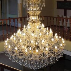 Crystal Hanging Floral Chandelier