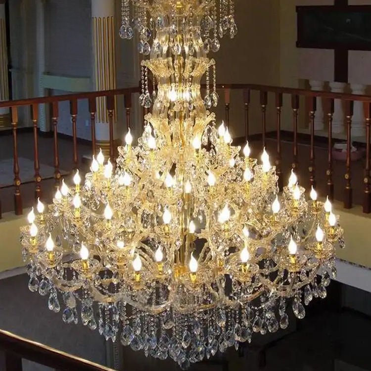 Crystal Hanging Floral Chandelier