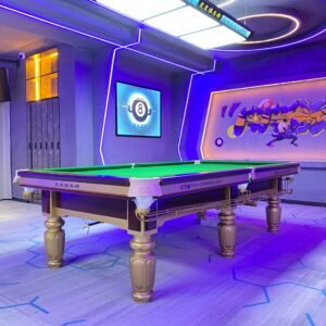 Customizable 9ft Indoor Snooker Billiard Pool Table