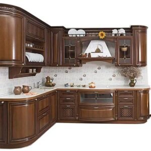 Modular Solid Cherry Maple Wood Kitchen Cabinet(Whole Set)
