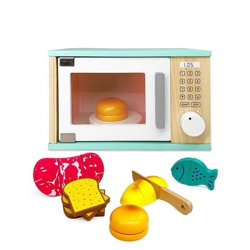 Kids’ Wooden Microwave Toy