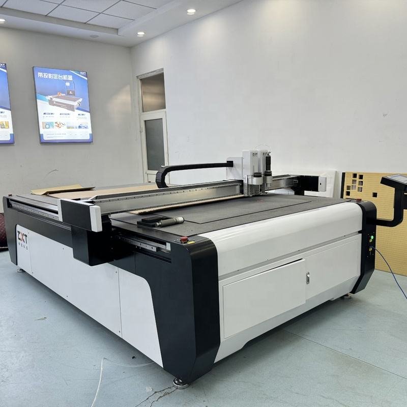 CNC Oscillating Knife Cardboard and Plastic Board Cutter