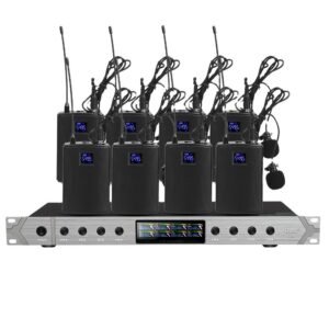 Portable UHF Wireless Lavalier Microphone