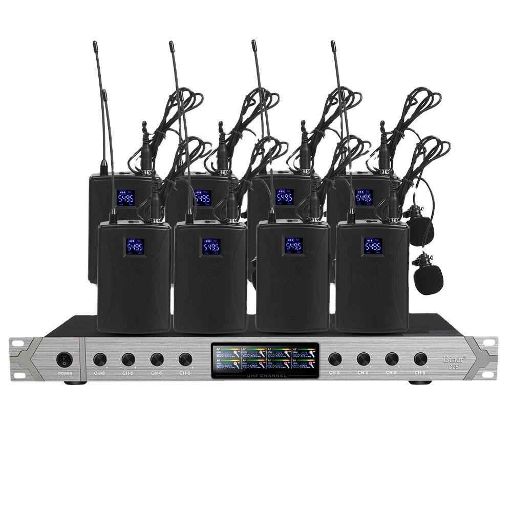 Portable UHF Wireless Lavalier Microphone