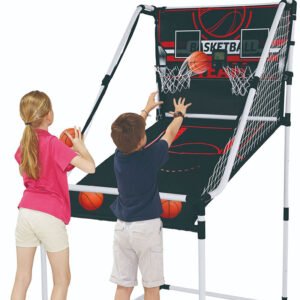 Home Dual Hoop Basketball Shootout Indoor Arcade Room Game Electronic