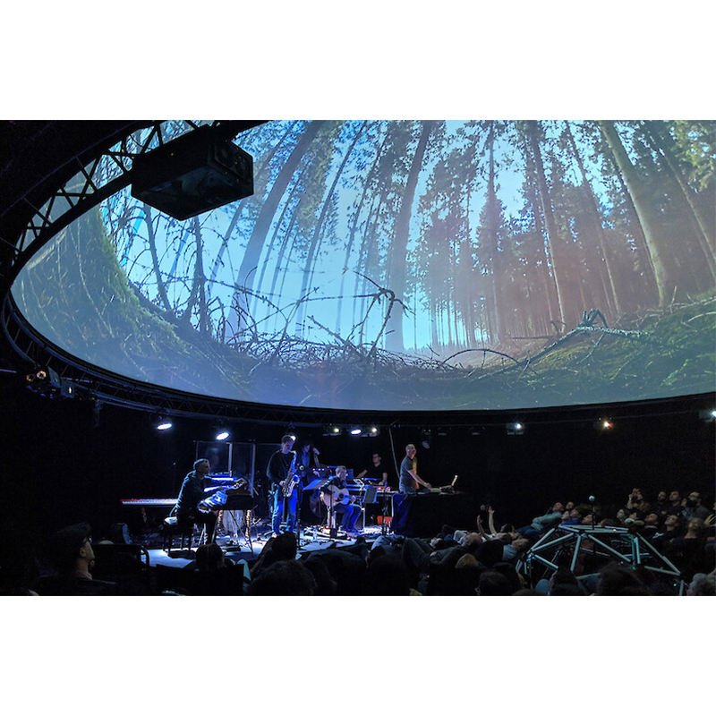 Tent Projector Planetarium Dome Covered Screen 360-degree Movie Imax Theater