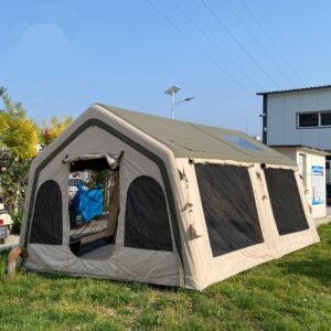 All-Season Inflatable Luxury Outdoor Tent with Clear TPU Windows