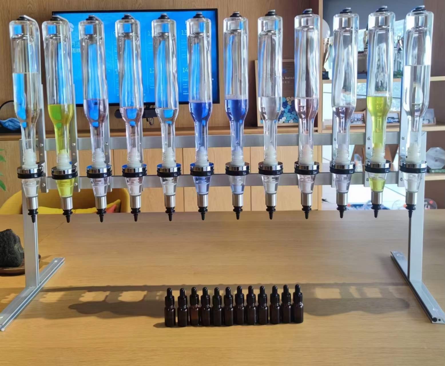 Desktop & Wall-Mounted Multi-Bottle Perfume Filling Machine