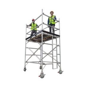 Aluminium Ladder Material Scaffold Feature Step Platform Foldable Scaffolding