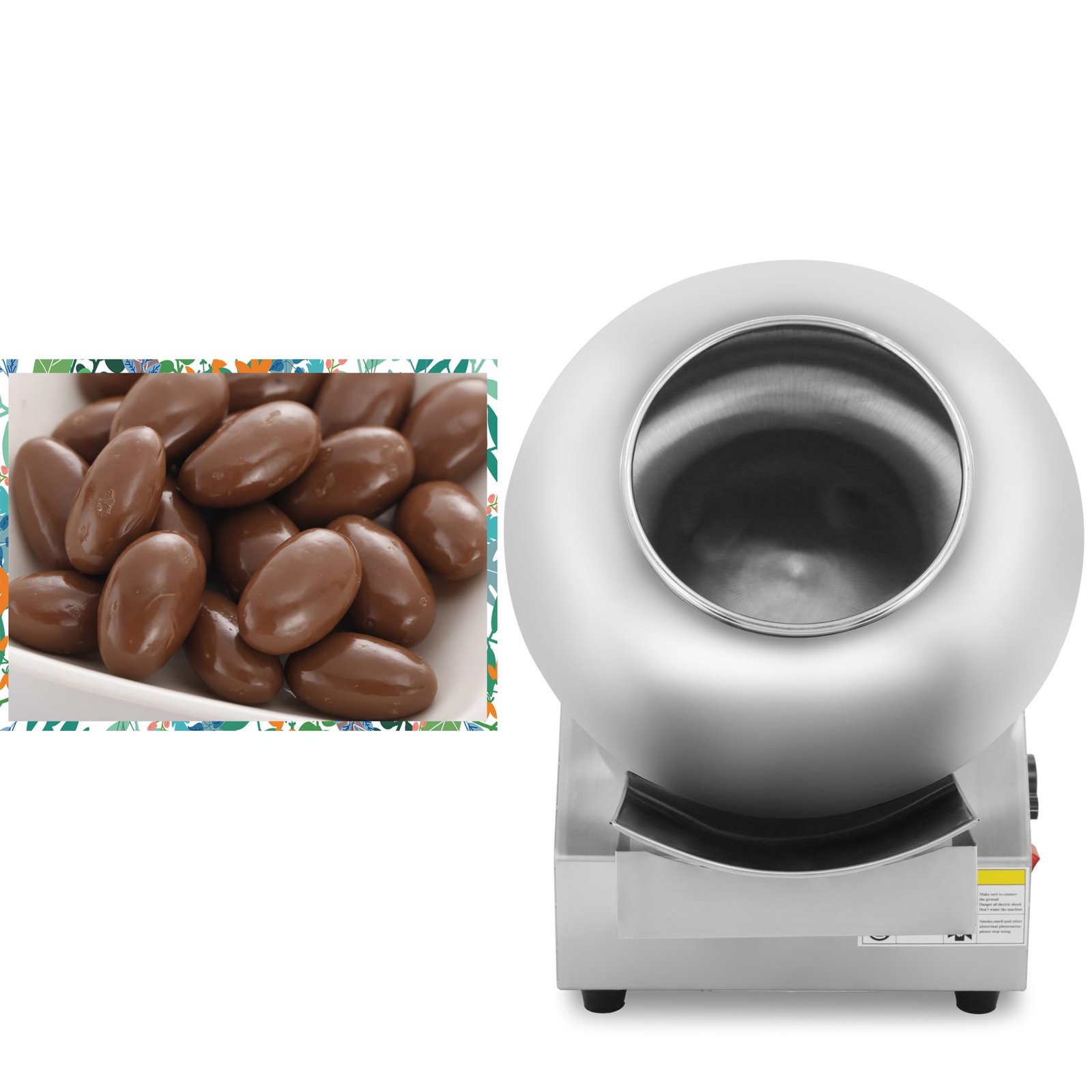 Table-Top Mini Chocolate Panning Machine